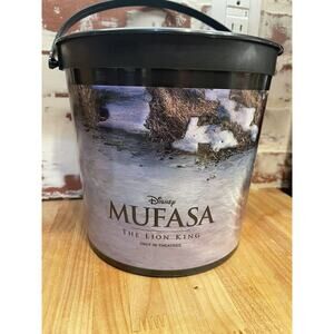 Disney Mufasa The Lion King Regal Exclusive Popcorn Bucket Movie Night Fun